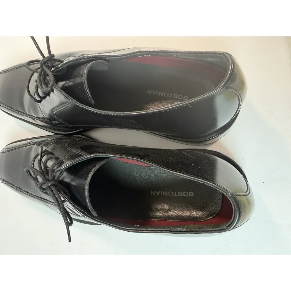 Bostonian Bardwell Walk Men's Classic Black Oxford Shoes 10 D‎ 28710 Leather